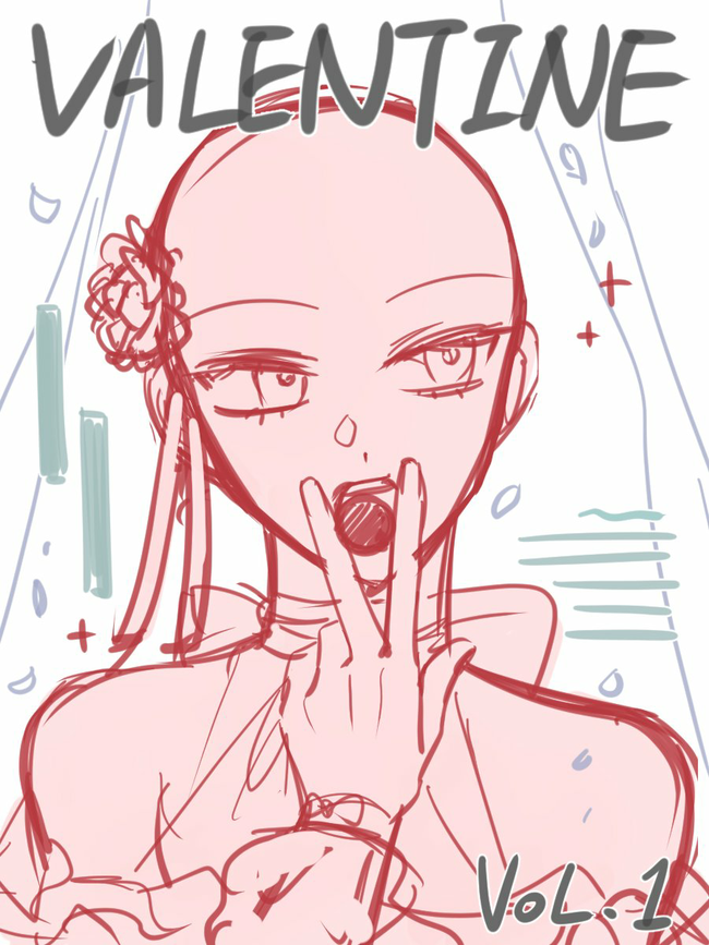 绘画素材cp压迫性俘获x女强线稿模板