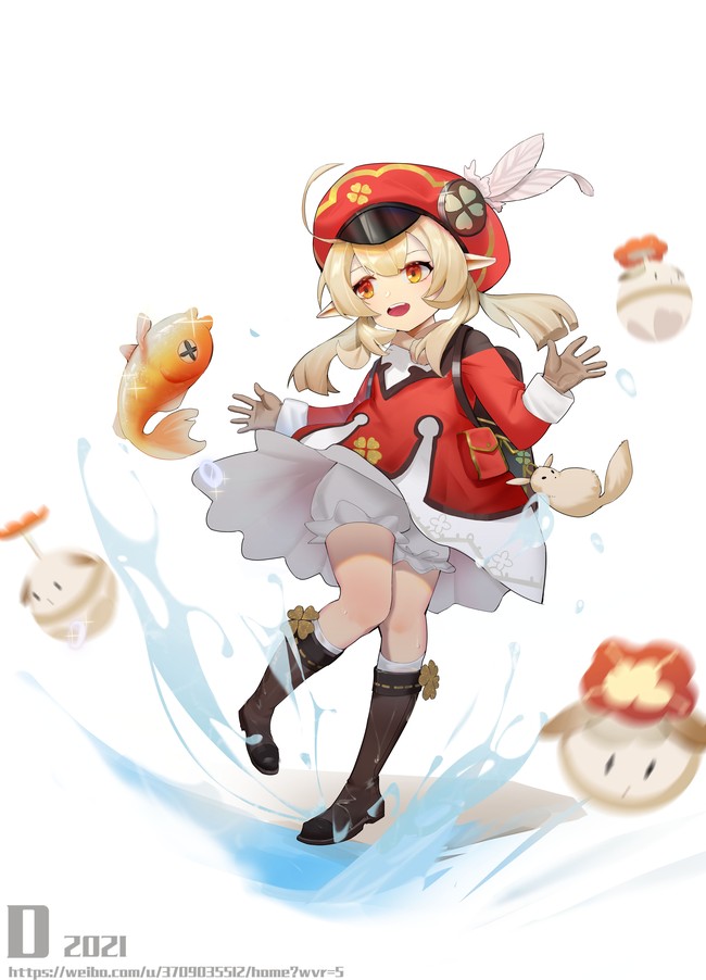 可莉一起来炸鱼吧