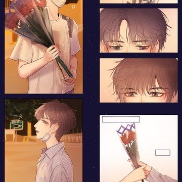 了一束玫瑰给他傻人绘画q版来自合集·翔霖霖翔他最记得他傻人3作品