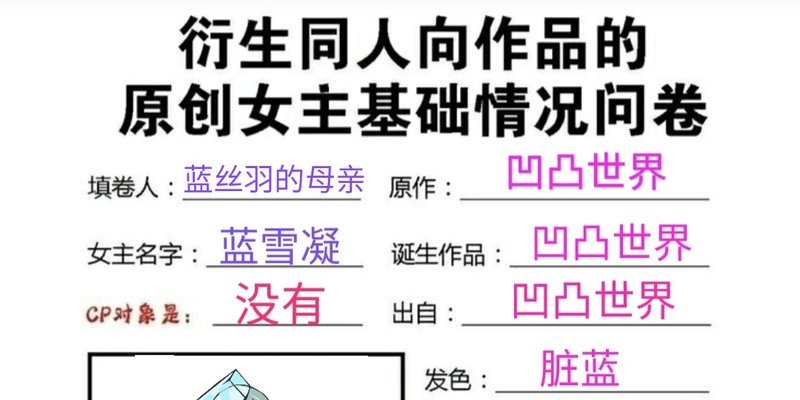 合集·蓝丝羽凹凸世界自设丝羽和雪凝校园蓝雪凝蓝雪凝的资料卡掉了