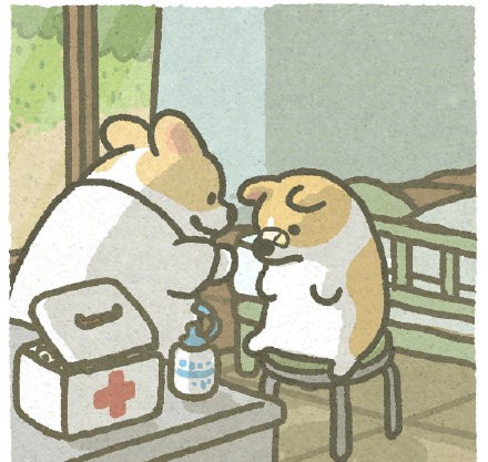 日本插画师ryutakimura制作的柯基小动画画面引起极度舒适ins1corgi